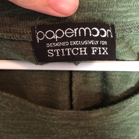 Green tank top by Paper Moon - Picture 2 of 2